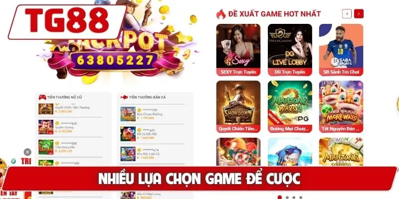 TG88 ⭐ Nhà Cái Uy Tín T10/2026 | Tải TG 88 Chính Thất Chan +88K 23 Nhiều lựa chọn game để cược