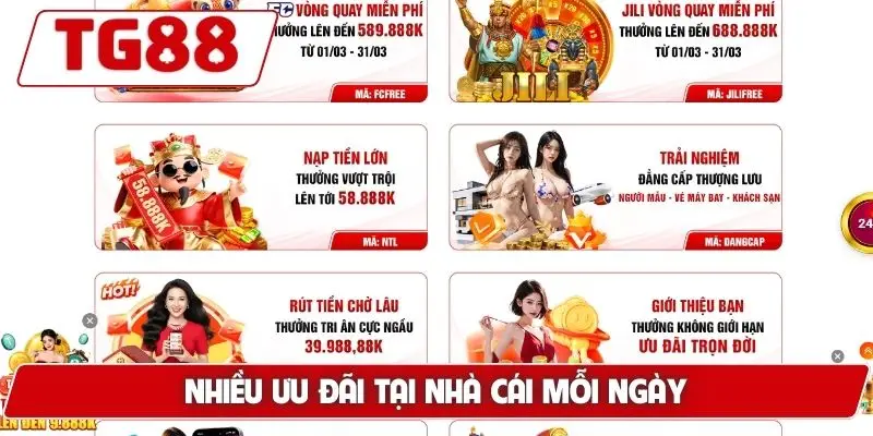 TG88 ⭐ Nhà Cái Uy Tín T10/2026 | Tải TG 88 Chính Thất Chan +88K 26 Nhiều ưu đãi tại nhà cái mỗi ngày